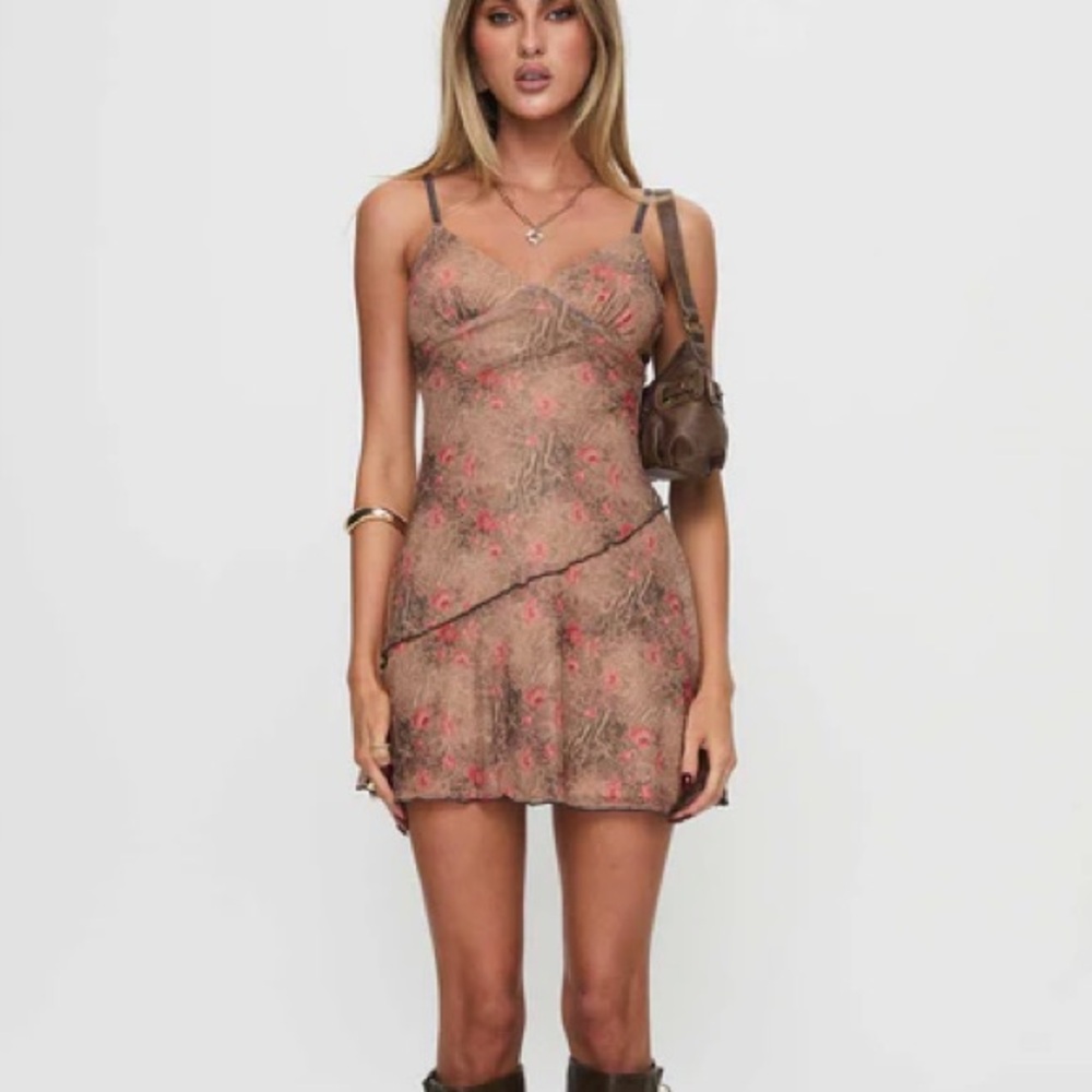 Floral Mini Dress XS Princess Polly